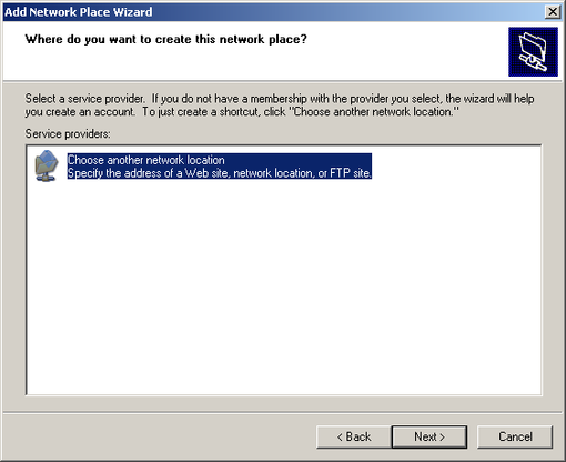 Configurare Windows XP pentru acces cont storage 24host.ro